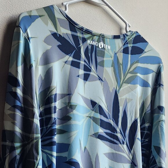 Hang Ten Tropical Print Rash Guard Size XL - Picture 10 of 15